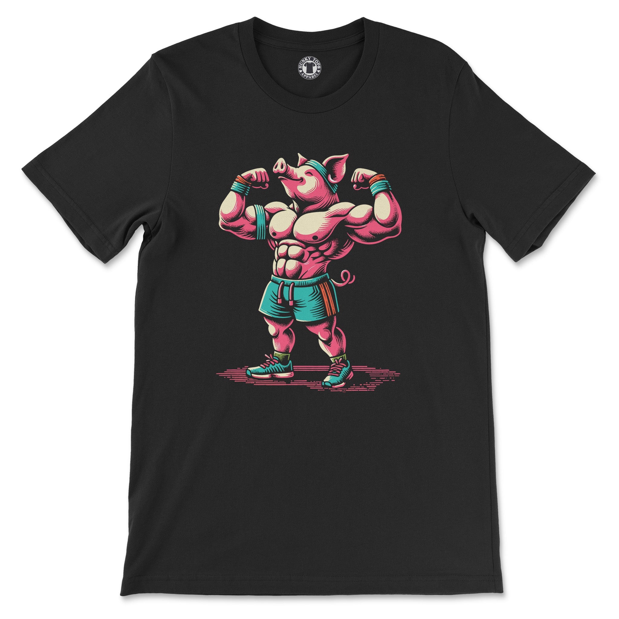"Muscle Pig" T-Shirt - Flaunt Your Strength - Hunky Tops