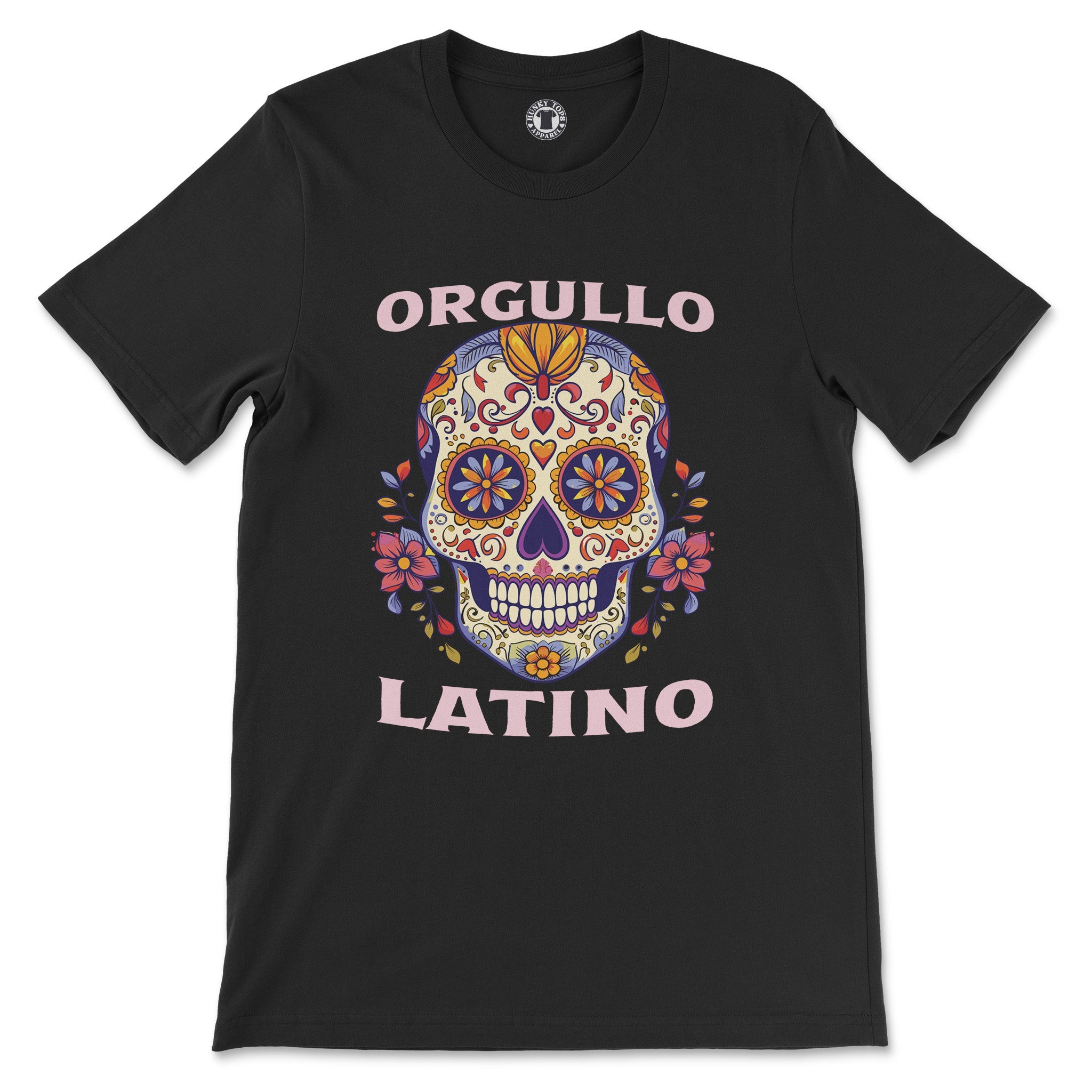 "Orgullo Latino" Skull Candy T-Shirt - Hunky Tops