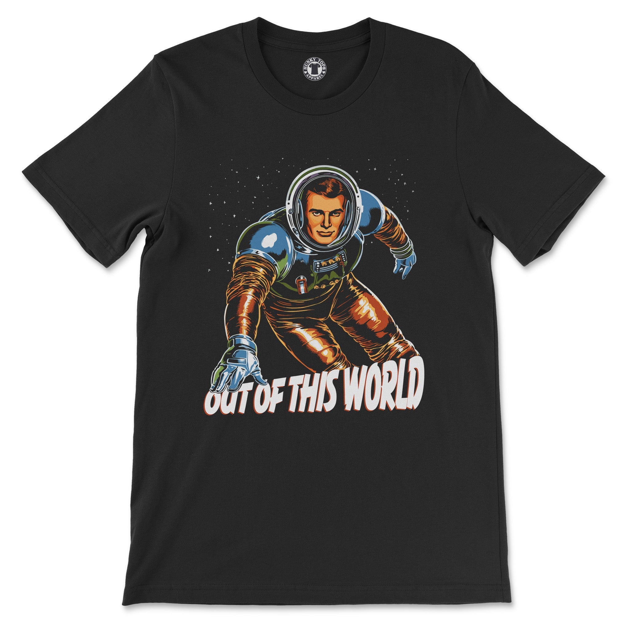 "Out of This World" Astronaut Tee - Hunky Tops