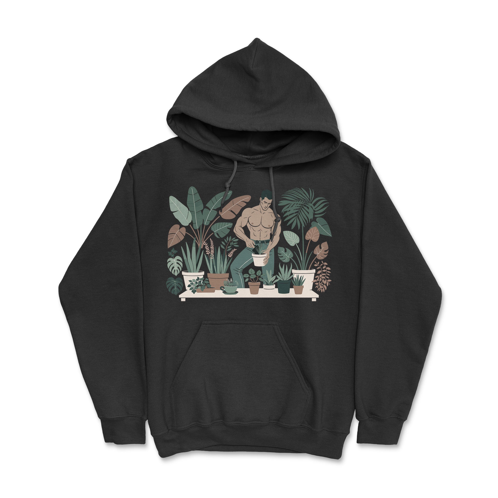 "Plant Daddy" Urban Jungle Hoodie - Hunky Tops